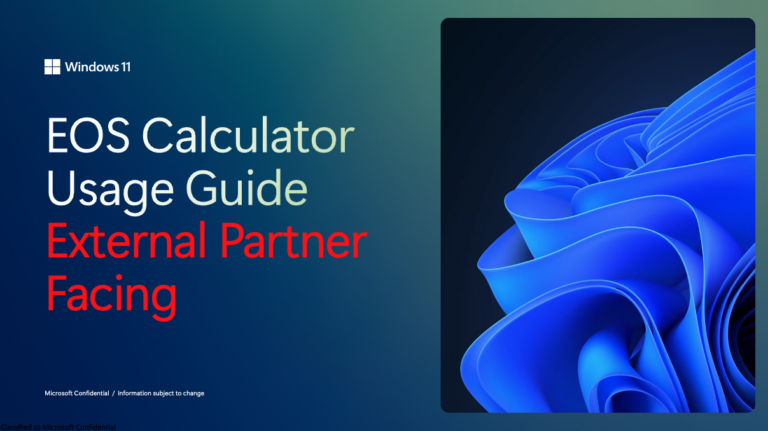 EOS calculator user guide thumbnail